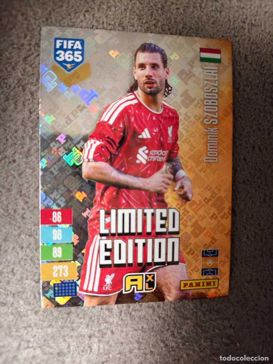 Cromos de f&uacute;tbol: XL HOLO 365 ADRENALYN 26 27 DOMINIK SZOBOSZLAI LIVERPOOL LIMITED EDITION 2026 2027 FIFA PANINI AAV