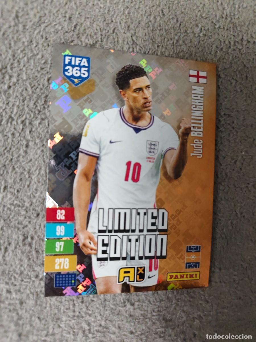 Cromos de f&uacute;tbol: XL HOLO 365 ADRENALYN 26 27 JUDE BELLINGHAM INGLATERRA LIMITED EDITION 2026 2027 FIFA PANINI AAV