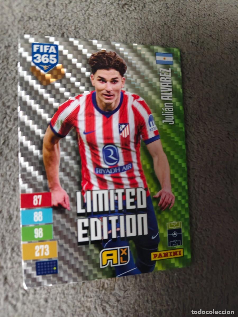 Cromos de f&uacute;tbol: XL 365 ADRENALYN 26 27 JULI&Aacute;N &Aacute;LVAREZ ATLETICO DE MADRID LIMITED EDITION 2026 2027 FIFA PANINI AAV