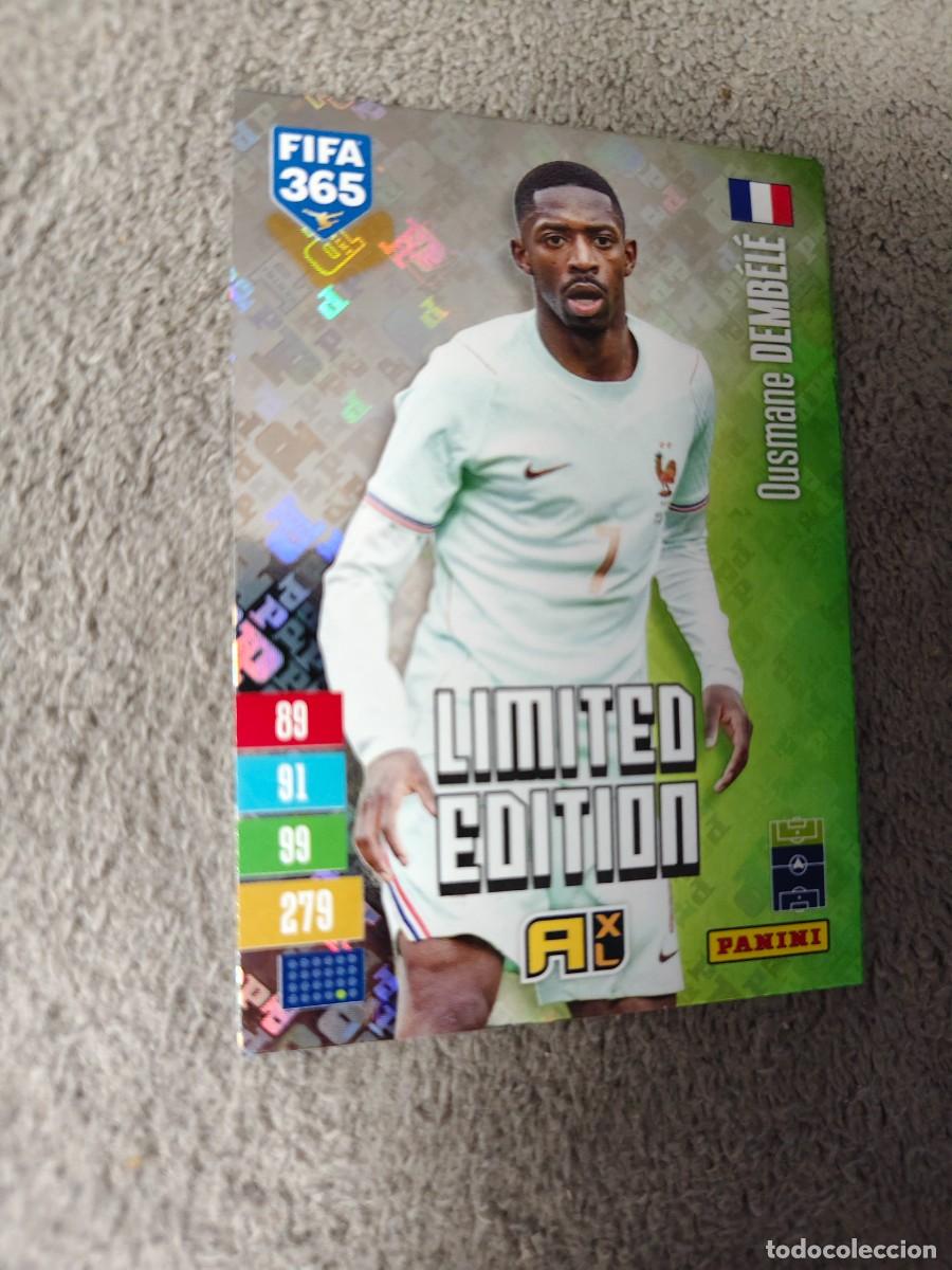 Cromos de f&uacute;tbol: XL HOLO 365 ADRENALYN 26 27 OUSMANE DEMBELE PARIS PSG LIMITED EDITION 2026 2027 FIFA PANINI AAV