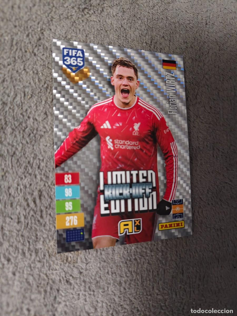 Cromos de f&uacute;tbol: LE-FW 365 ADRENALYN 26 27 FLORIAN WIRTZ LIVERPOOL LIMITED EDITION KICK-OFF 2026 2027 FIFA PANINI AAV