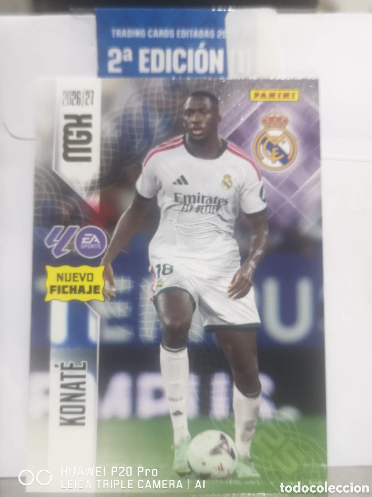 Cromos de f&uacute;tbol: MEGACRACKS 2026 2027 2026 27 KONATE NUEVO FICHAJE 464 - REAL MADRID