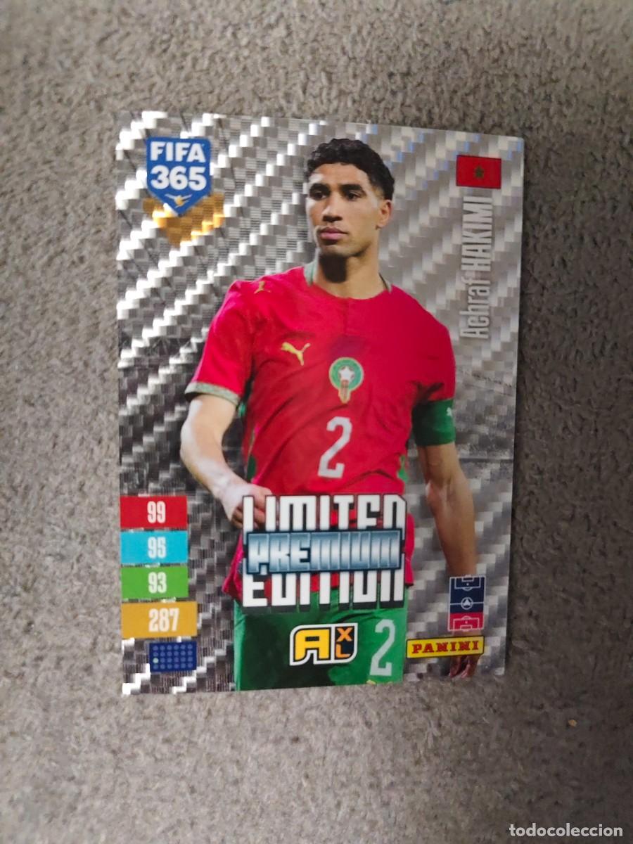 Cromos de f&uacute;tbol: XL 365 ADRENALYN 26 27 ACHRAF HAKIMI MARRUECOS LIMITED PREMIUM EDITION 2026 2027 FIFA PANINI AAV