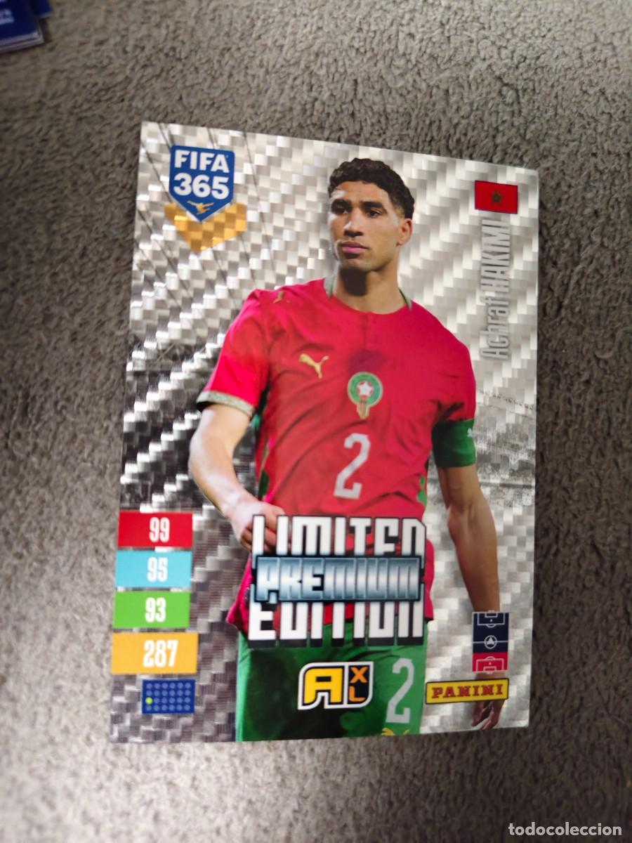Cromos de f&uacute;tbol: XL 365 ADRENALYN 26 27 ACHRAF HAKIMI MARRUECOS LIMITED PREMIUM EDITION 2026 2027 FIFA PANINI AAV