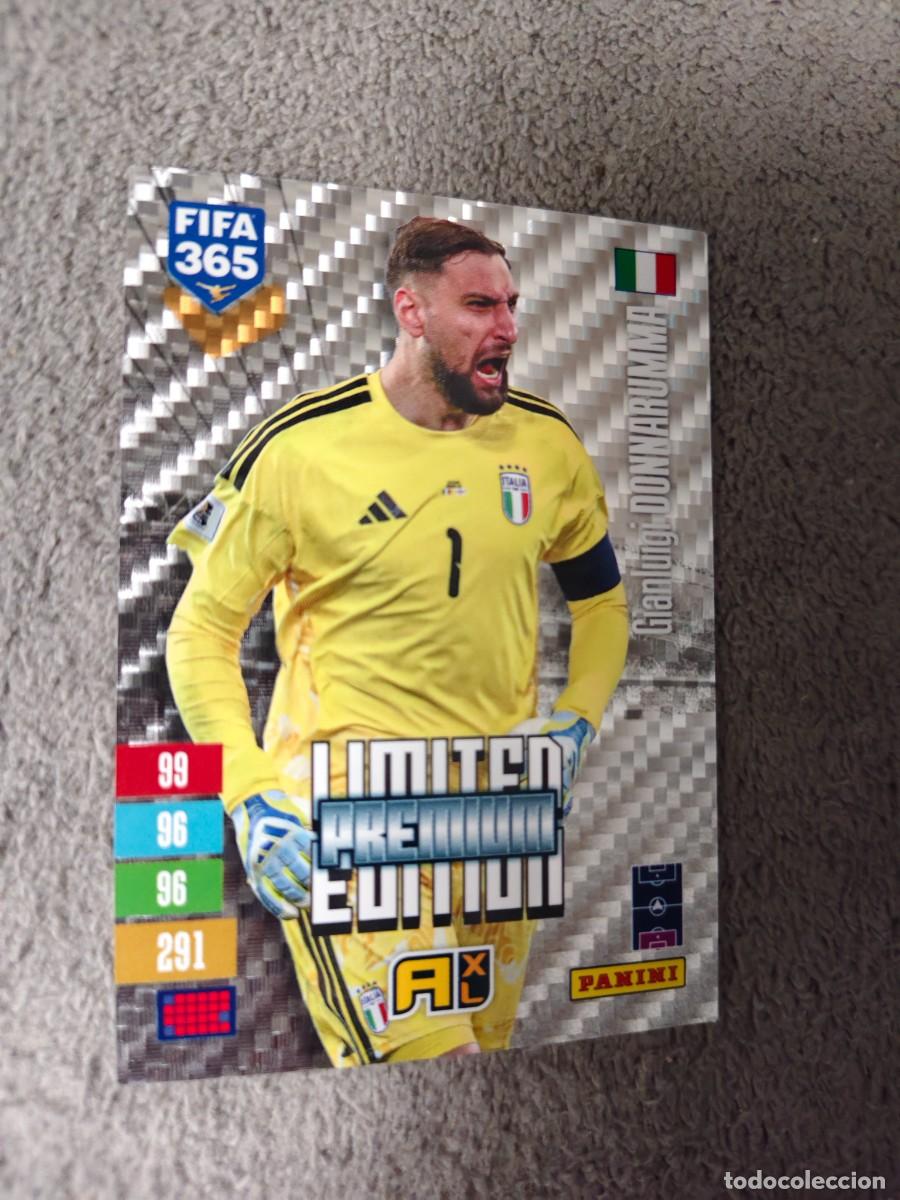 Cromos de f&uacute;tbol: XL 365 ADRENALYN 26 27 GIANLUIGI DONNARUMMA ITALIA LIMITED PREMIUM EDITION 2026 2027 FIFA PANINI AAV
