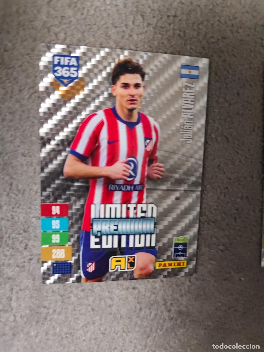 Cromos de f&uacute;tbol: XL 365 ADRENALYN 26 27 JULI&Aacute;N &Aacute;LVAREZ ATLETICO DE MADRID LIMITED PREMIUM EDITION 2026 2027 FIFA PANI