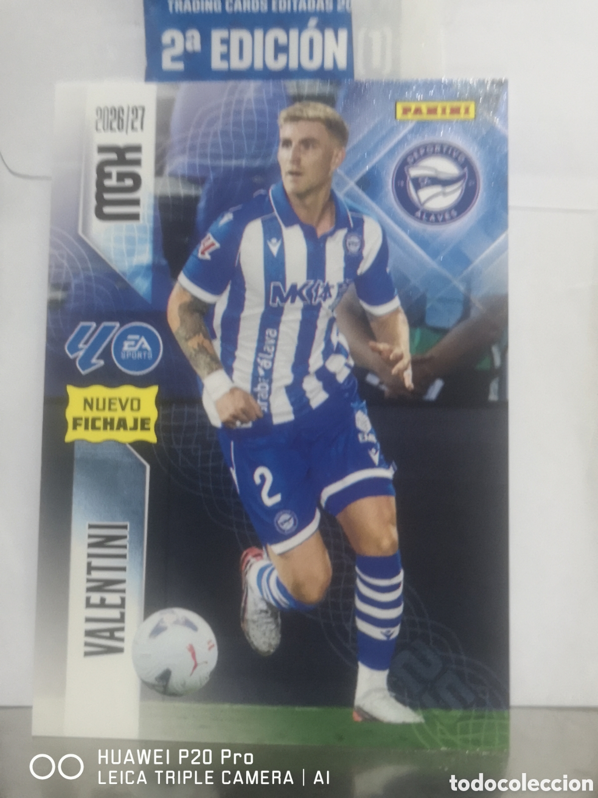 Cromos de f&uacute;tbol: MEGACRACKS 2026 2027 2026 27 VALENTIN NUEVO FICHAJE 475 - ALAVES