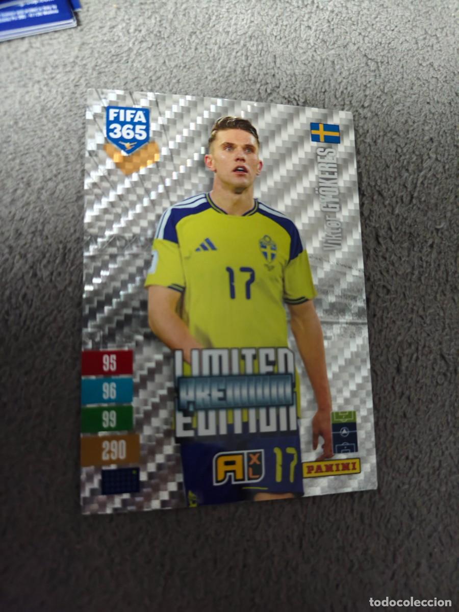 Cromos de f&uacute;tbol: XL 365 ADRENALYN 26 27 VIKTOR GY&Ouml;KERES SUECIA LIMITED PREMIUM EDITION 2026 2027 FIFA PANINI AAV
