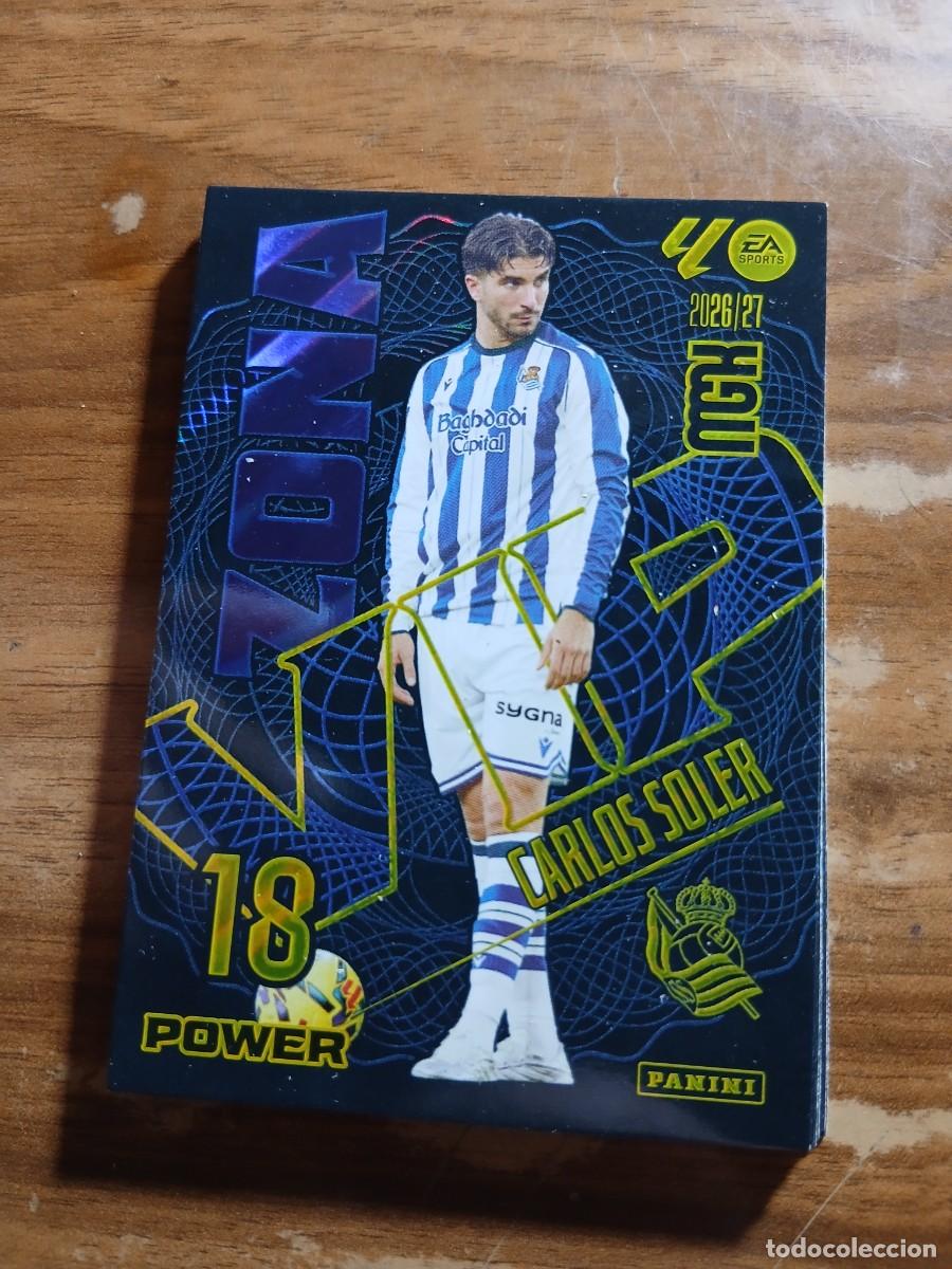Cromos de f&uacute;tbol: CARD MEGACRACKS TEMPORADA 26/27: ZONA VIP POWER CARLOS SOLER, N&deg; 390P
