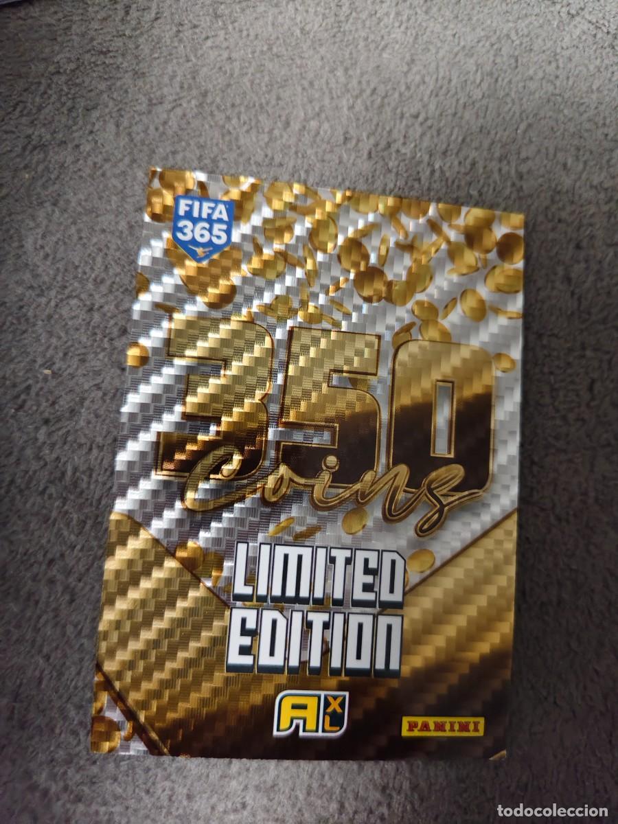 Cromos de f&uacute;tbol: XL 365 ADRENALYN 26 27 350 COINS LIMITED EDITION 2026 2027 FIFA PANINI AAV