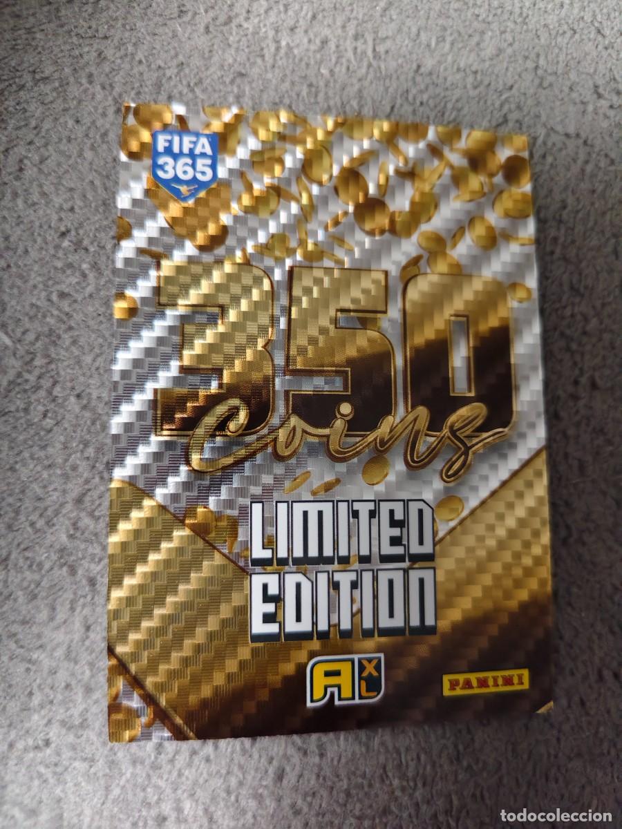 Cromos de f&uacute;tbol: XL 365 ADRENALYN 26 27 350 COINS LIMITED EDITION 2026 2027 FIFA PANINI AAV