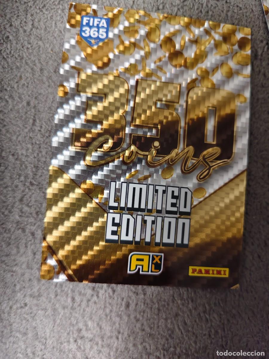 Cromos de f&uacute;tbol: XL 365 ADRENALYN 26 27 350 COINS LIMITED EDITION 2026 2027 FIFA PANINI AAV