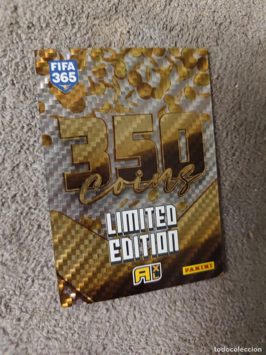 Cromos de f&uacute;tbol: XL 365 ADRENALYN 26 27 350 COINS LIMITED EDITION 2026 2027 FIFA PANINI AAV