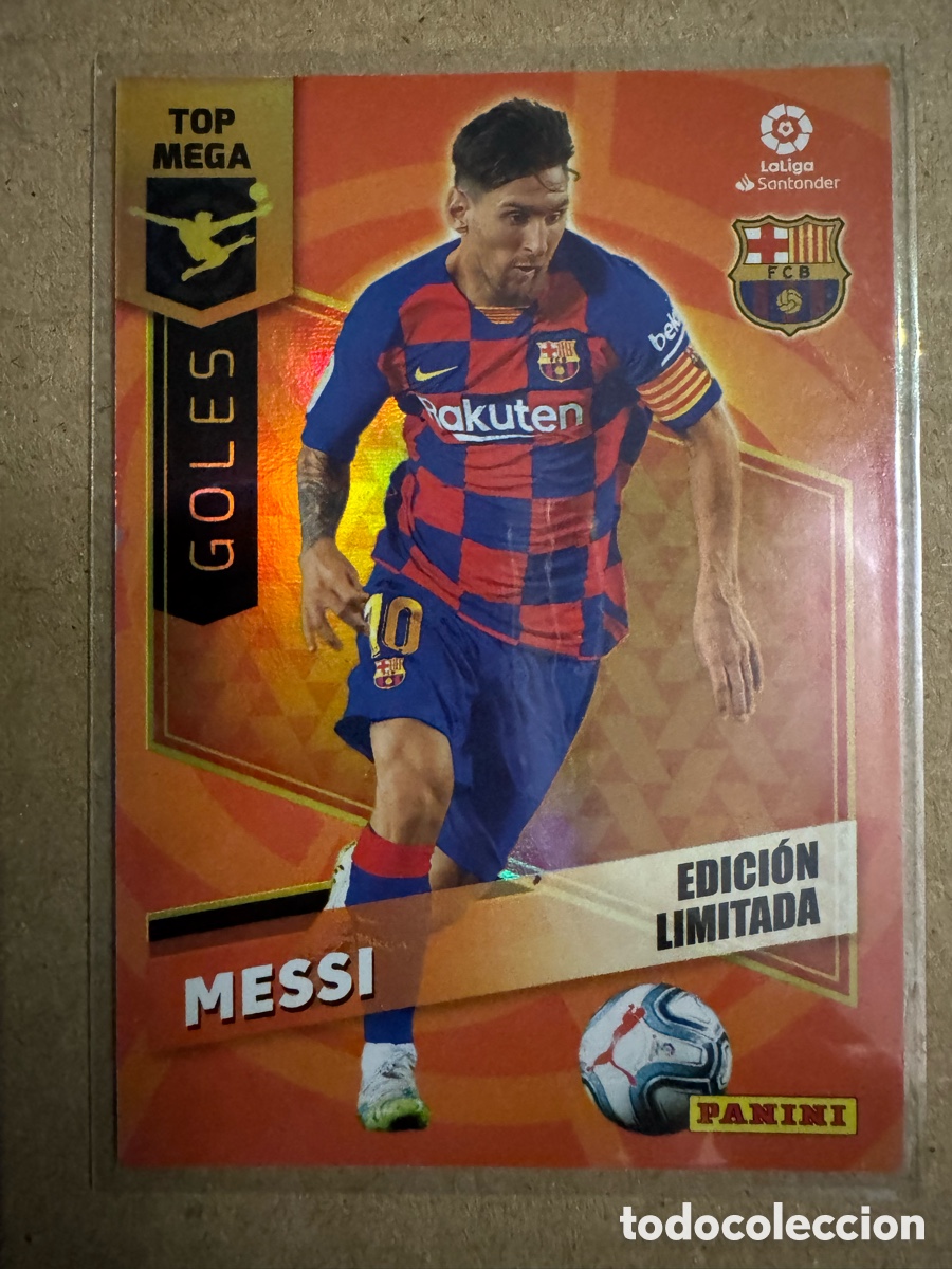Cromos de f&uacute;tbol: Megacracks 20 21 2020 2021 Edici&oacute;n Limitada Messi F&uacute;tbol Club Barcelona