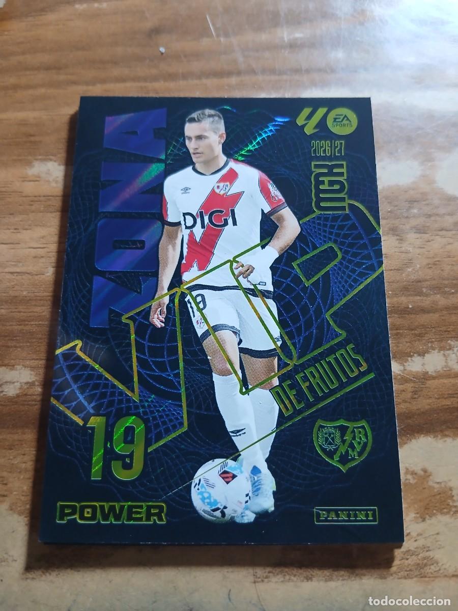 Cromos de f&uacute;tbol: CARD MEGACRACKS TEMPORADA 26/27: ZONA VIP POWER DE FRUTOS, N&deg; 392P