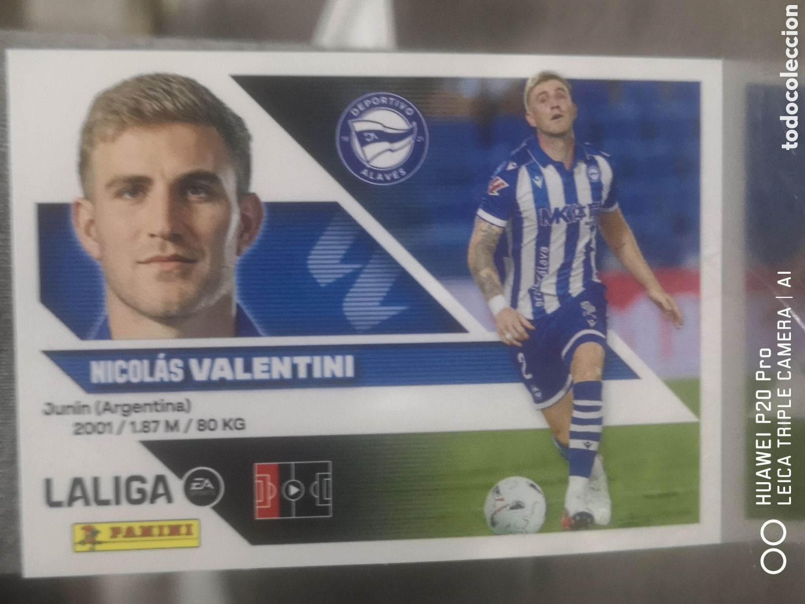 Cromos de f&uacute;tbol: LIGA ESTE 2026 2027 / 2026 27 ULTIMOS FICHAJES 30 VALENTINI - ALAVES