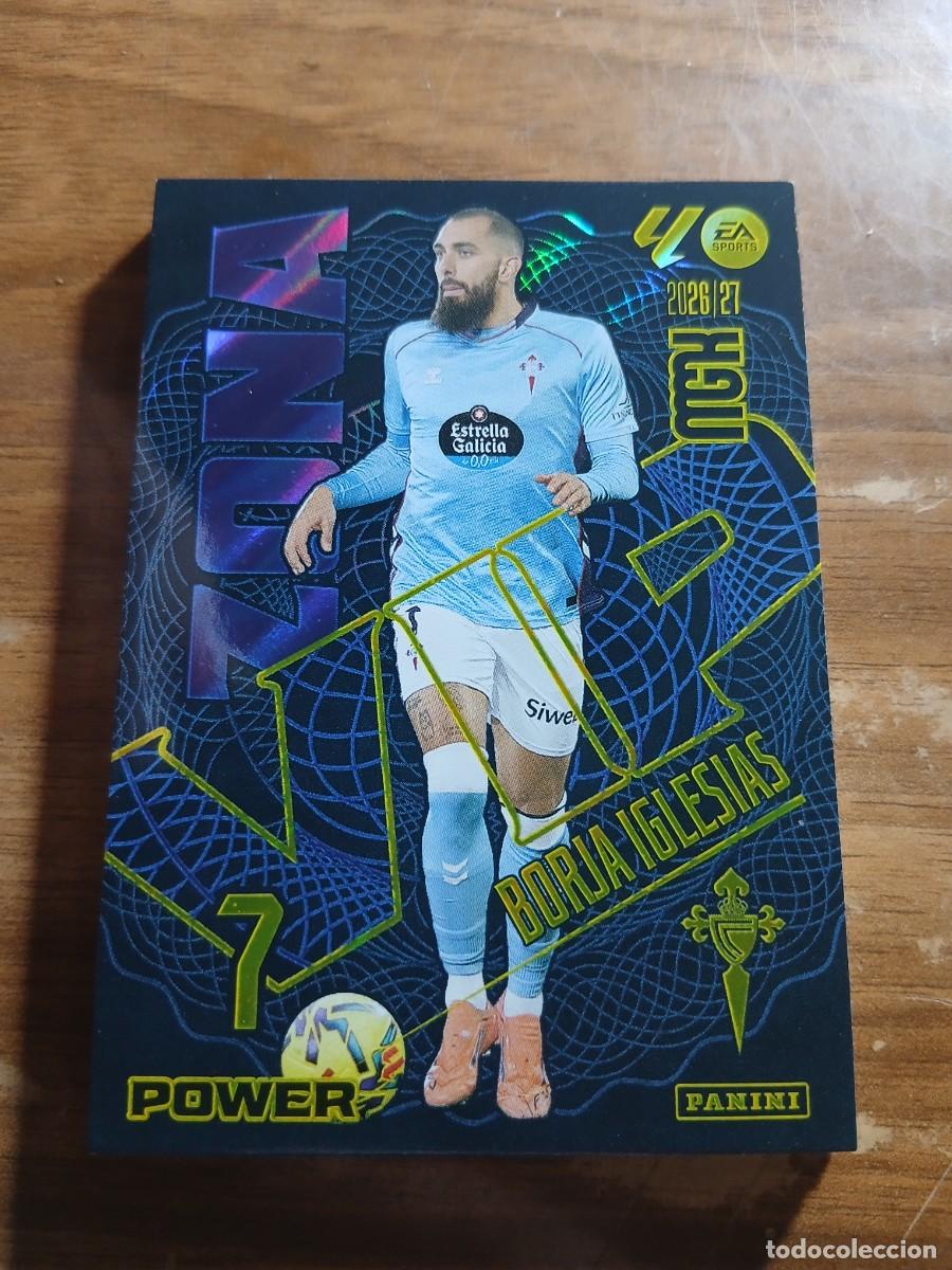 Cromos de f&uacute;tbol: CARD MEGACRACKS TEMPORADA 26/27: ZONA VIP POWER BORJA IGLESIAS, N&deg; 389P