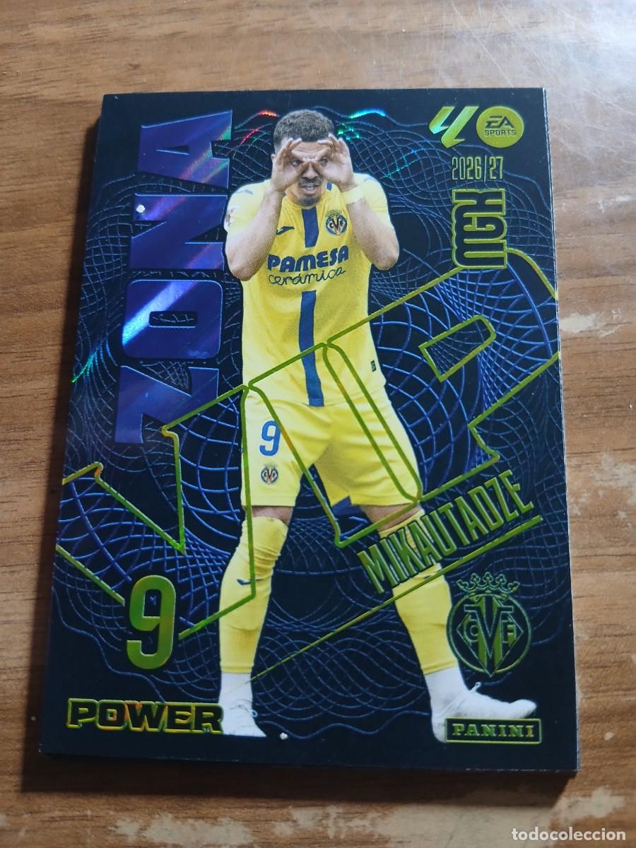 Cromos de f&uacute;tbol: CARD MEGACRACKS TEMPORADA 26/27: ZONA VIP POWER MIKAUTADZE, N&deg; 402P
