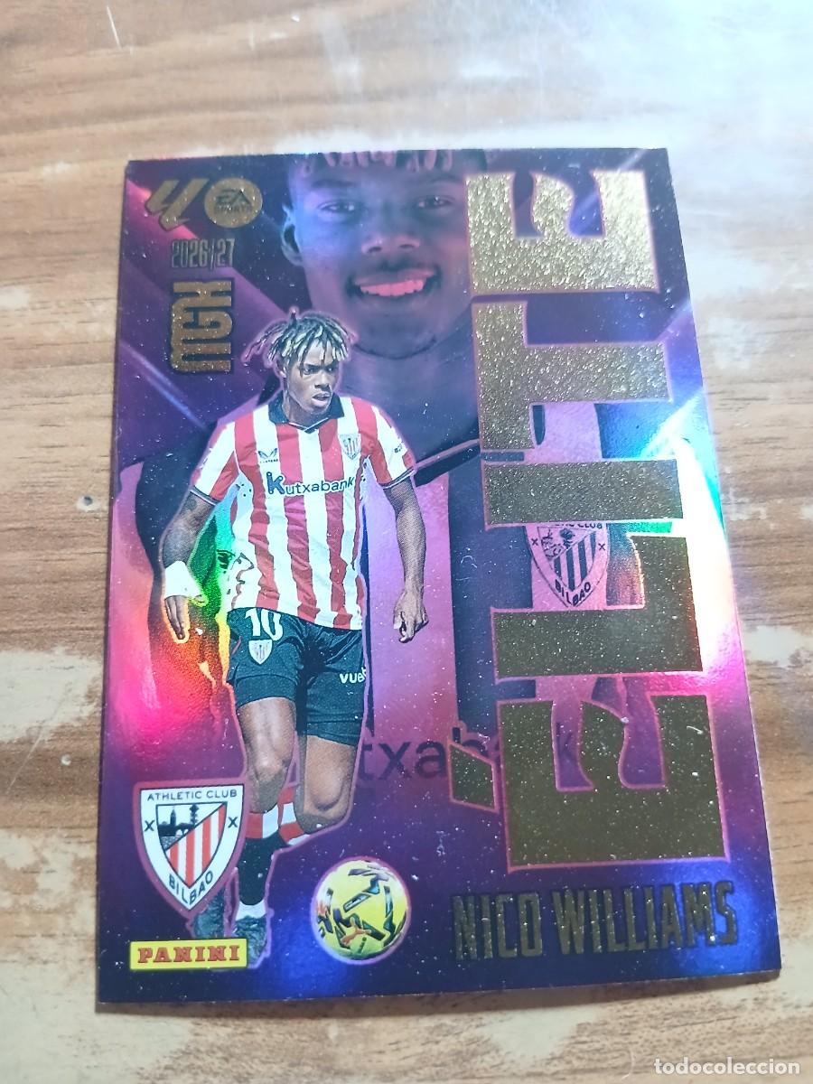 Cromos de f&uacute;tbol: CARD MEGACRACKS TEMPORADA 26/27: &Eacute;LITE NICO WILLIAMS, N&deg; 12