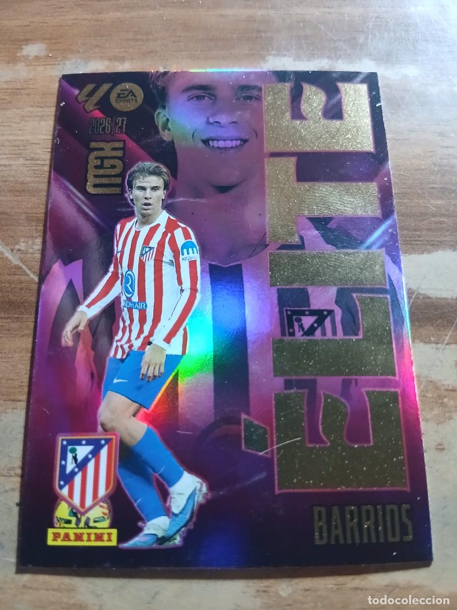 Cromos de f&uacute;tbol: CARD MEGACRACKS TEMPORADA 26/27: &Eacute;LITE BARRIOS, N&deg; 1