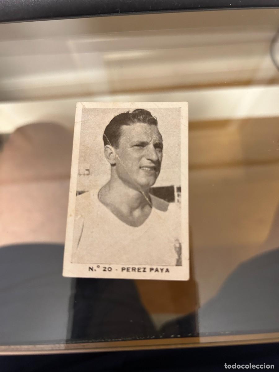 Cromos de f&uacute;tbol: perez paya n&ordm; 20 nuevo nunca pegado real madrid