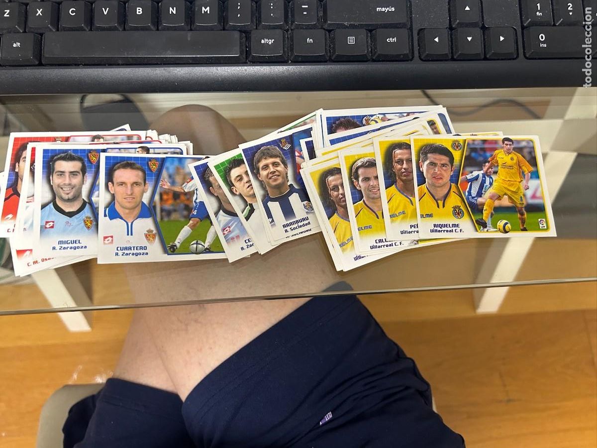 Cromos de f&uacute;tbol: este 72 cromos nuevos liga este 2005 2006