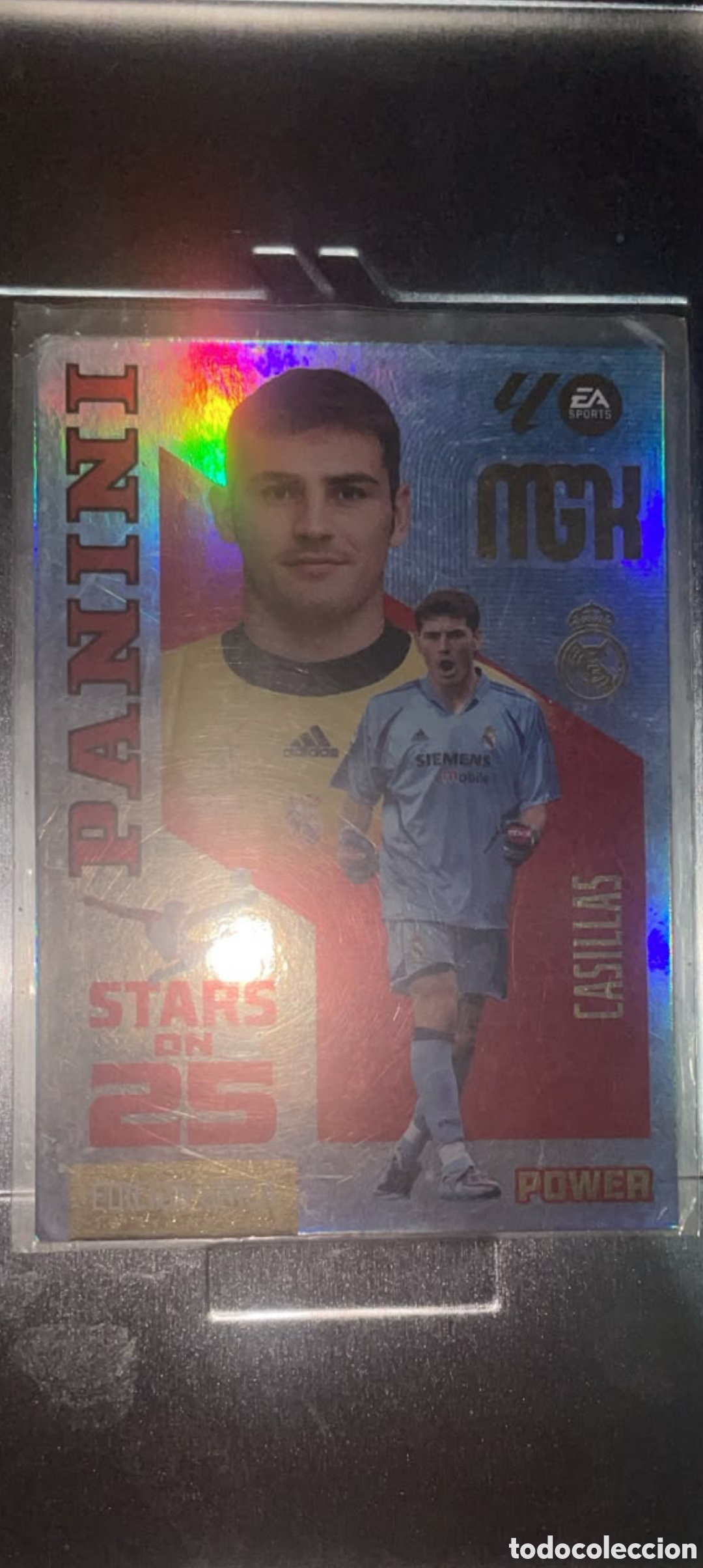 Cromos de f&uacute;tbol: I.Casillas stars on 25 panini
