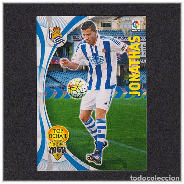 Cromos de Futebol: MEGACRACKS 2015 2016 15 16 PANINI JONATHAS 427 FICHAJE REAL SOCIEDAD ALBUM LIGA COLECCI&Oacute;N MGK 2&ordf; ED