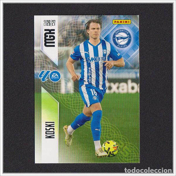 Cromos de Futebol: MEGACRACKS 2026 2027 26 27 PANINI KOSKI 24 ALAV&Eacute;S COLECCI&Oacute;N ALBUM LIGA F&Uacute;TBOL MGK