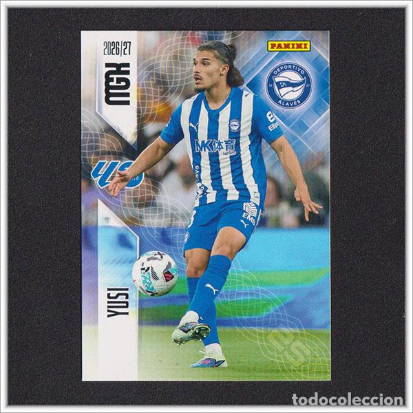 Cromos de Futebol: MEGACRACKS 2026 2027 26 27 PANINI YUSI 26 ALAV&Eacute;S COLECCI&Oacute;N ALBUM LIGA F&Uacute;TBOL MGK