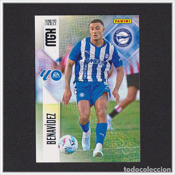 Cromos de Futebol: MEGACRACKS 2026 2027 26 27 PANINI BENAVIDEZ 27 ALAV&Eacute;S COLECCI&Oacute;N ALBUM LIGA F&Uacute;TBOL MGK
