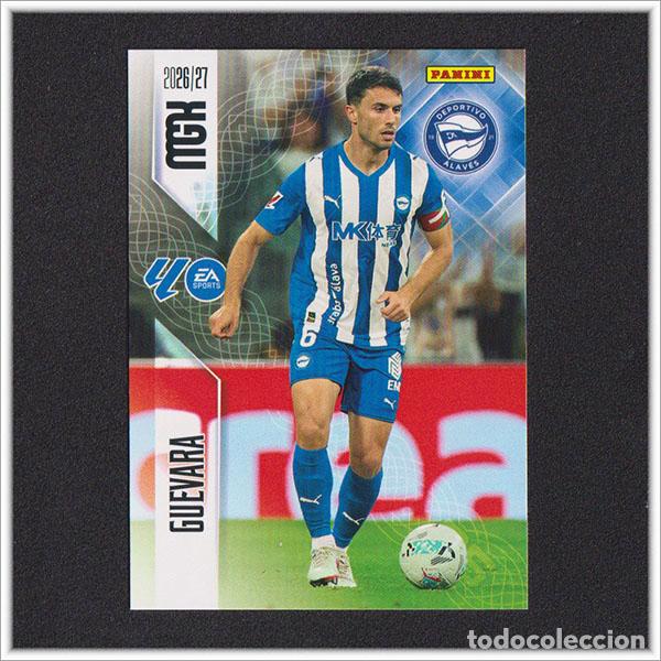 Cromos de Futebol: MEGACRACKS 2026 2027 26 27 PANINI GUEVARA 29 ALAV&Eacute;S COLECCI&Oacute;N ALBUM LIGA F&Uacute;TBOL MGK