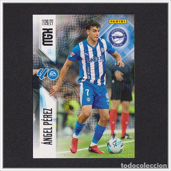 Cromos de Futebol: MEGACRACKS 2026 2027 26 27 PANINI ANGEL PEREZ 33 ALAV&Eacute;S COLECCI&Oacute;N ALBUM LIGA F&Uacute;TBOL MGK