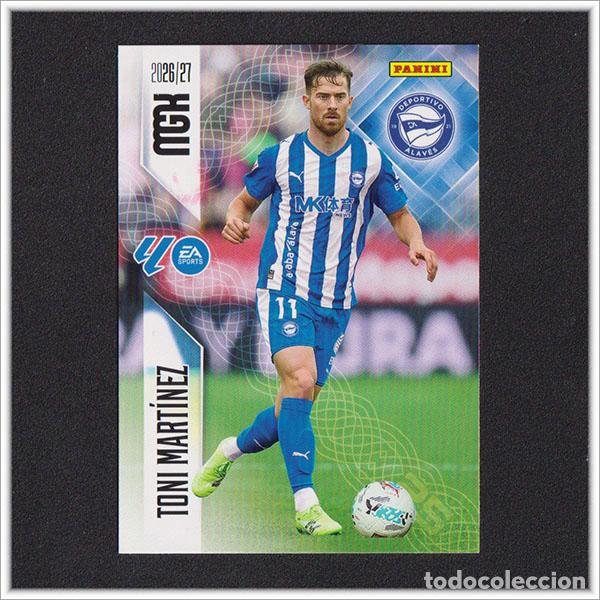 Cromos de Futebol: MEGACRACKS 2026 2027 26 27 PANINI TONI MARTINEZ 35 ALAV&Eacute;S COLECCI&Oacute;N ALBUM LIGA F&Uacute;TBOL MGK