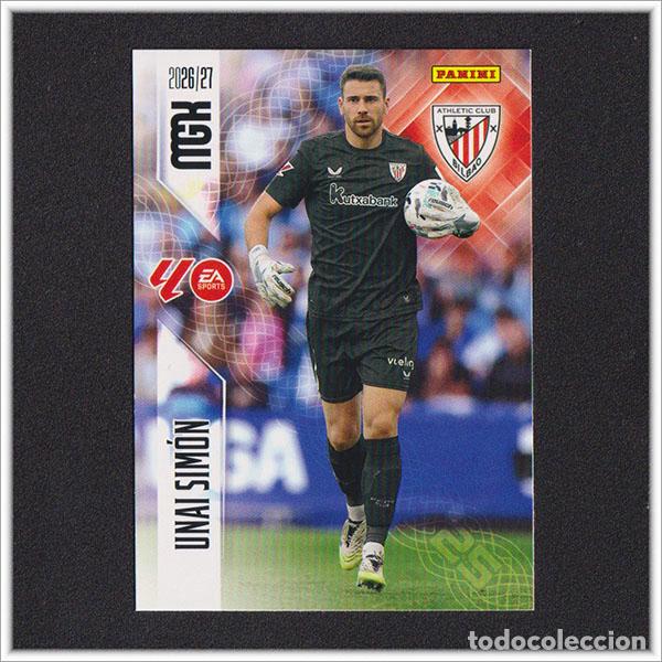 Cromos de Futebol: MEGACRACKS 2026 2027 26 27 PANINI UNAI SIMON 38 ATHLETIC BILBAO COLECCI&Oacute;N ALBUM LIGA F&Uacute;TBOL MGK