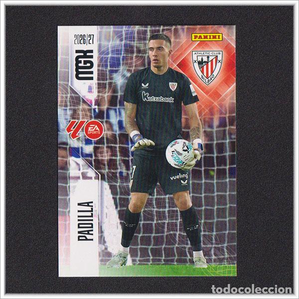 Cromos de Futebol: MEGACRACKS 2026 2027 26 27 PANINI PADILLA 39 ATHLETIC BILBAO COLECCI&Oacute;N ALBUM LIGA F&Uacute;TBOL MGK