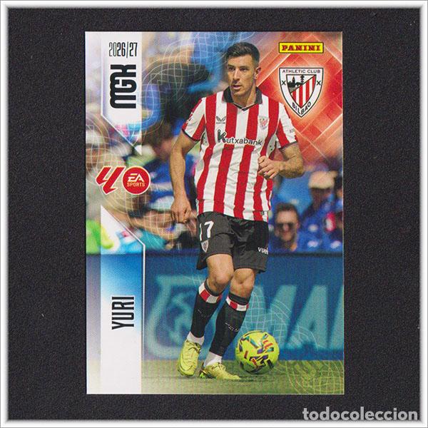 Cromos de Futebol: MEGACRACKS 2026 2027 26 27 PANINI YURI 44 ATHLETIC BILBAO COLECCI&Oacute;N ALBUM LIGA F&Uacute;TBOL MGK