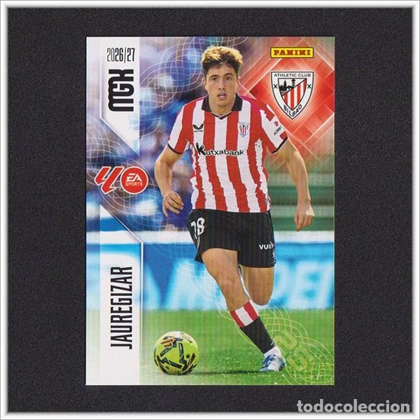Cromos de f&uacute;tbol: MEGACRACKS 2026 2027 26 27 PANINI JAUREGIZAR 46 ATHLETIC BILBAO COLECCI&Oacute;N ALBUM LIGA F&Uacute;TBOL MGK