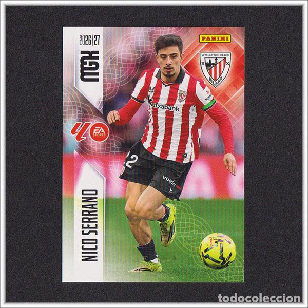 Cromos de f&uacute;tbol: MEGACRACKS 2026 2027 26 27 PANINI NICO SERRANO 49 ATHLETIC BILBAO COLECCI&Oacute;N ALBUM LIGA F&Uacute;TBOL MGK
