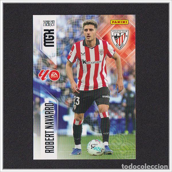 Cromos de f&uacute;tbol: MEGACRACKS 2026 2027 26 27 PANINI ROBERT NAVARRO 51 ATHLETIC BILBAO COLECCI&Oacute;N ALBUM LIGA F&Uacute;TBOL MGK