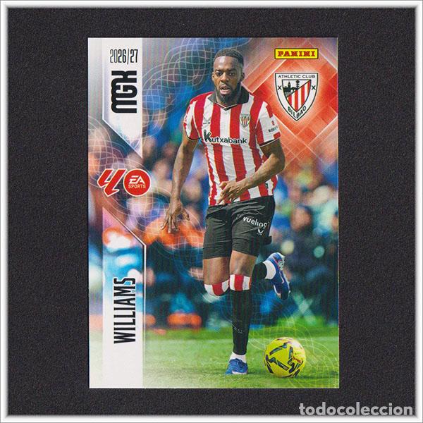 Cromos de f&uacute;tbol: MEGACRACKS 2026 2027 26 27 PANINI WILLIAMS 52 ATHLETIC BILBAO COLECCI&Oacute;N ALBUM LIGA F&Uacute;TBOL MGK