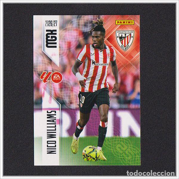 Cromos de f&uacute;tbol: MEGACRACKS 2026 2027 26 27 PANINI NICO WILLIAMS 54 ATHLETIC BILBAO COLECCI&Oacute;N ALBUM LIGA F&Uacute;TBOL MGK