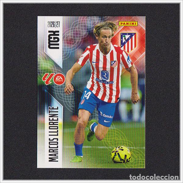 Cromos de f&uacute;tbol: MEGACRACKS 2026 2027 26 27 PANINI MARCOS LLORENTE 58 ATL&Eacute;TICO MADRID COLECCI&Oacute;N ALBUM LIGA F&Uacute;TBOL MGK