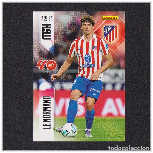 Cromos de f&uacute;tbol: MEGACRACKS 2026 2027 26 27 PANINI LE NORMAND 59 ATL&Eacute;TICO MADRID COLECCI&Oacute;N ALBUM LIGA F&Uacute;TBOL MGK