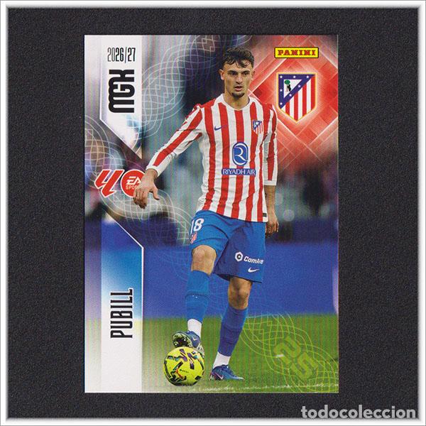 Cromos de f&uacute;tbol: MEGACRACKS 2026 2027 26 27 PANINI PUBILL 60 ATL&Eacute;TICO MADRID COLECCI&Oacute;N ALBUM LIGA F&Uacute;TBOL MGK