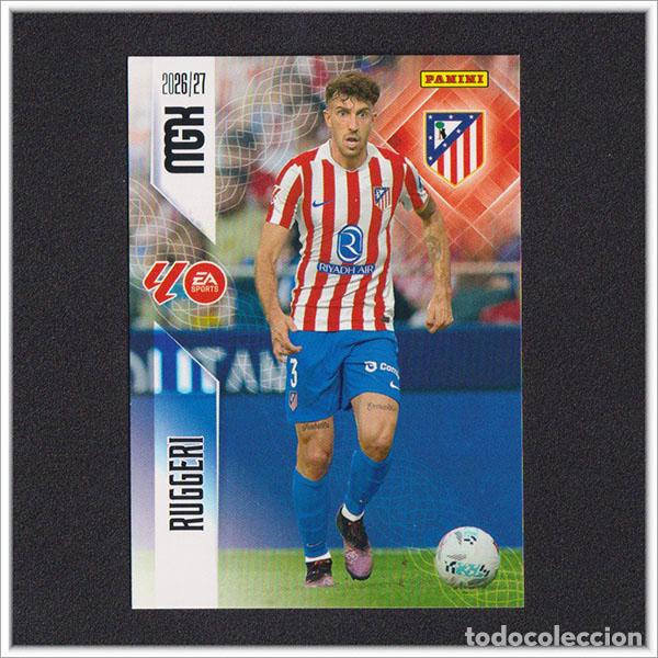 Cromos de f&uacute;tbol: MEGACRACKS 2026 2027 26 27 PANINI RUGGERI 63 ATL&Eacute;TICO MADRID COLECCI&Oacute;N ALBUM LIGA F&Uacute;TBOL MGK