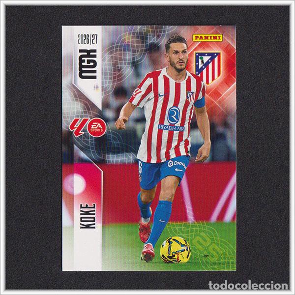 Cromos de f&uacute;tbol: MEGACRACKS 2026 2027 26 27 PANINI KOKE 64 ATL&Eacute;TICO MADRID COLECCI&Oacute;N ALBUM LIGA F&Uacute;TBOL MGK