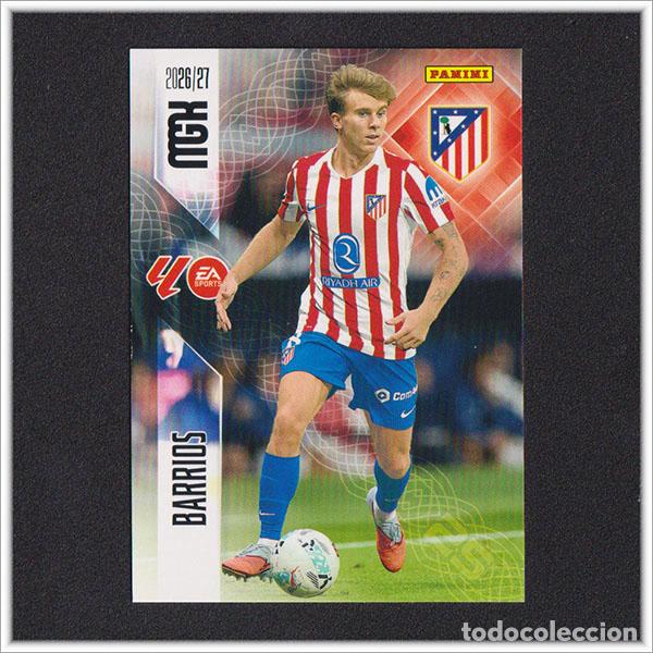Cromos de f&uacute;tbol: MEGACRACKS 2026 2027 26 27 PANINI PABLO BARRIOS 65 ATL&Eacute;TICO MADRID COLECCI&Oacute;N ALBUM LIGA F&Uacute;TBOL MGK