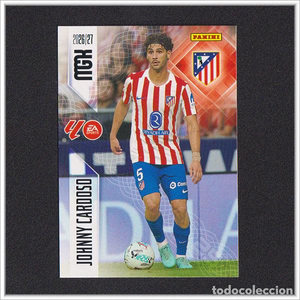 Cromos de f&uacute;tbol: MEGACRACKS 2026 2027 26 27 PANINI JOHNNY CARDOSO 66 ATL&Eacute;TICO MADRID COLECCI&Oacute;N ALBUM LIGA F&Uacute;TBOL MGK