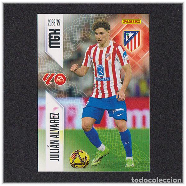 Cromos de f&uacute;tbol: MEGACRACKS 2026 2027 26 27 PANINI JULIAN ALVAREZ 71 ATL&Eacute;TICO MADRID COLECCI&Oacute;N ALBUM LIGA F&Uacute;TBOL MGK